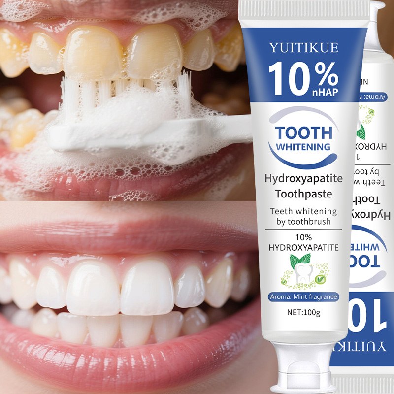 Hydroxyapatite Toothpaste - ยาสีฟัน YUITIKUE 10% NHAP ไฮดรอกซีอะพาไทต์ 100