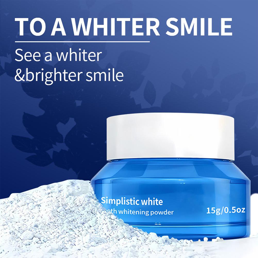 Teeth Whitening Ulta - ผงฟอกฟันขาวสูตรเรียบง่าย ขจัดคราบฟัน ลดคราบพลัค ฟันขาวกระจ่างใส ผลิตภัณฑ์ดูแลช่องปากประจำวัน