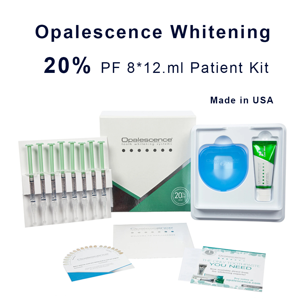 Teeth Whitening Ulta - 20% pF 20 16ชุดเจล8x1.2มล. ชุดคนไข้อัลตร้าเดนต์ฟอกสีมืออาชีพที่บ้านวัสดุทันตกรรม16%