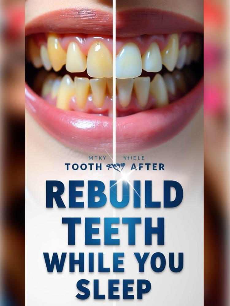 Teeth Whitening Crest - ยาสีฟันไวท์เทนนิ่ง V34 ฟอกสีฟันทันที ขจัดคราบหินปูน ทำความสะอาดฟัน ขจัดคราบเหลืองบนลิ้น