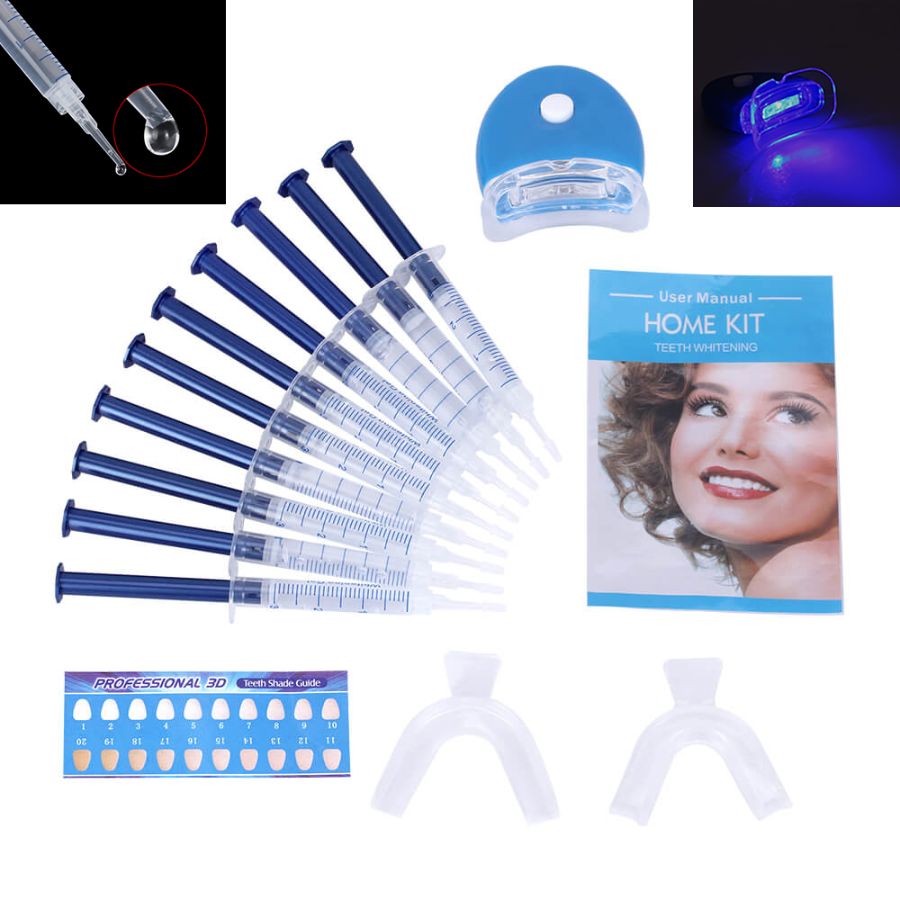 Teeth Whitening With Hydrogen Peroxide - 1 ชุดฟันไวท์เทนนิ่ง 44% เปอร์ออกไซด์ทันตกรรม Bleaching System