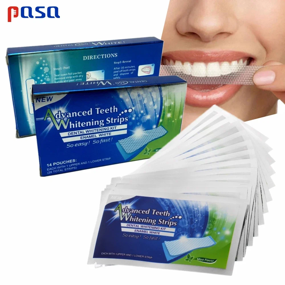 Teeth Whitening Effects - 14/28pcs 3D ฟันไวท์เทนนิ่งแถบ Whit Professional Effects