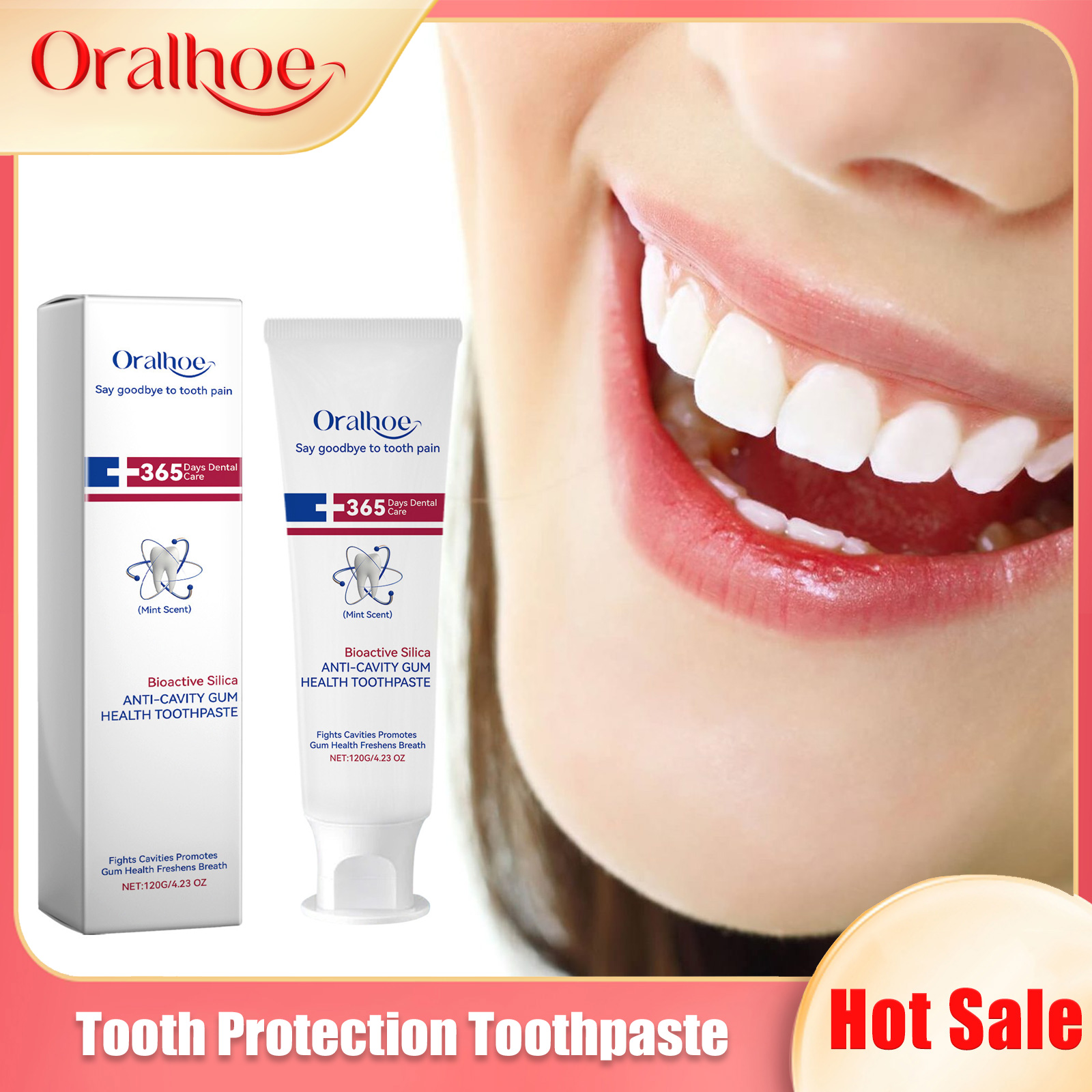 Teeth Whitening Foam Toothpaste - ยาสีฟันโปรไบโอติกทำให้ฟันขาวฟันเหลืองฟันฟันป้องกันกลิ่นในช่องปากครีมทันตกรรมช่วยให้ลมหายใจสดชื่น