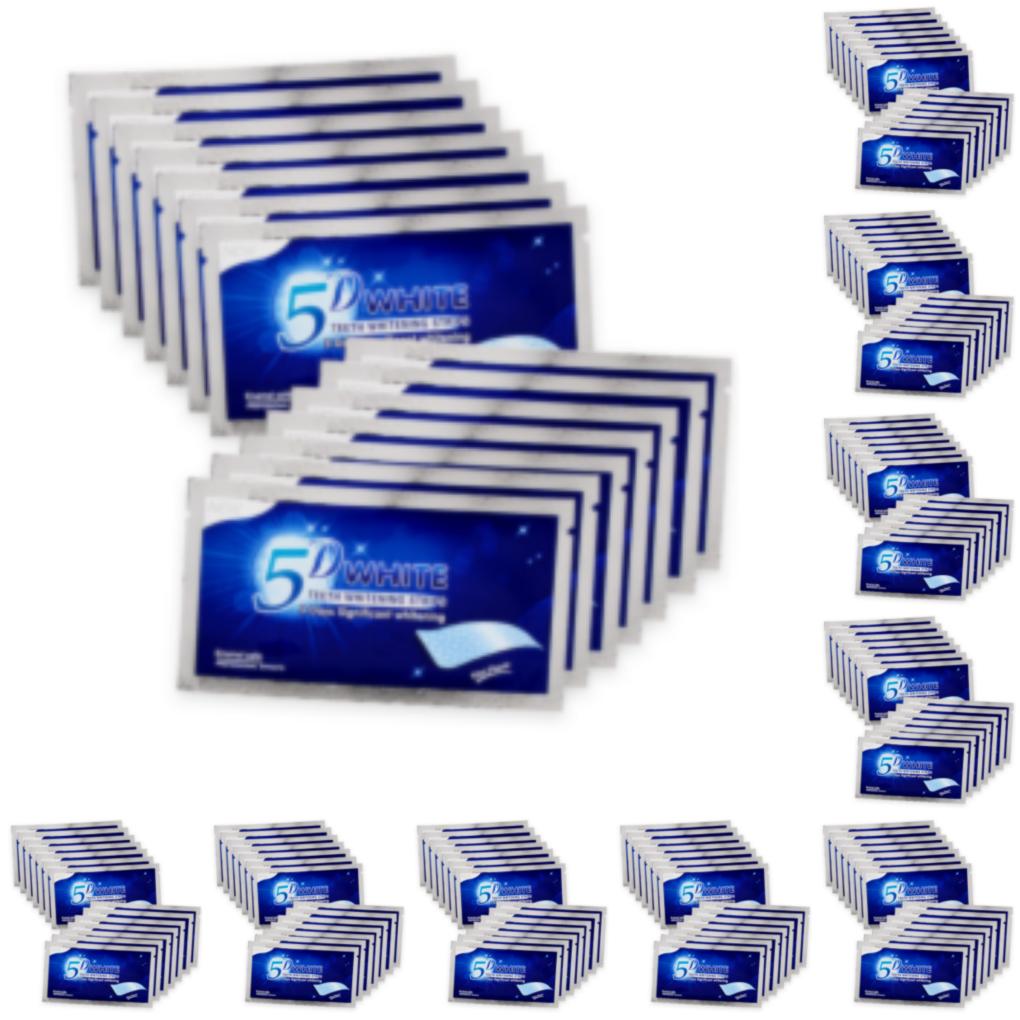 Teeth Whitening Effects - แปรงสีฟันถ่าน5D ขาว70/140คู่แผ่นฟอกสีฟันสีขาวสำหรับมืออาชีพ