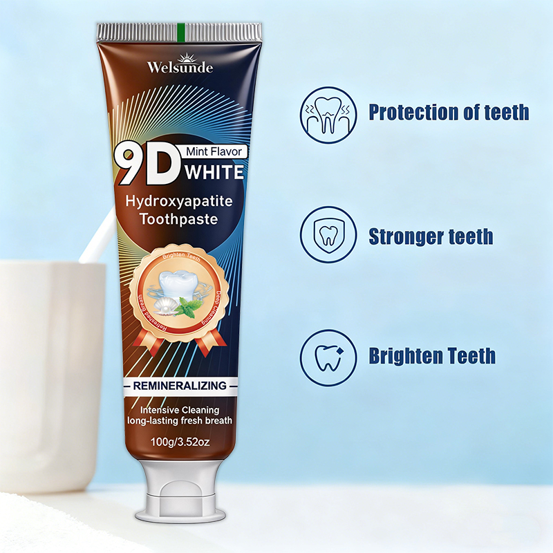 ยาสีฟัน 9D WHITE รสมินต์ ไฮดรอ - Hydroxyapatite Toothpaste บทวิจารณ์และราคา
