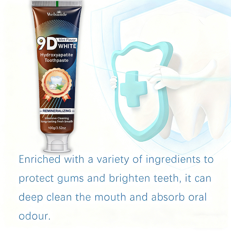 ยาสีฟัน 9D WHITE รสมินต์ ไฮดรอ - Hydroxyapatite Toothpaste บทวิจารณ์และราคา