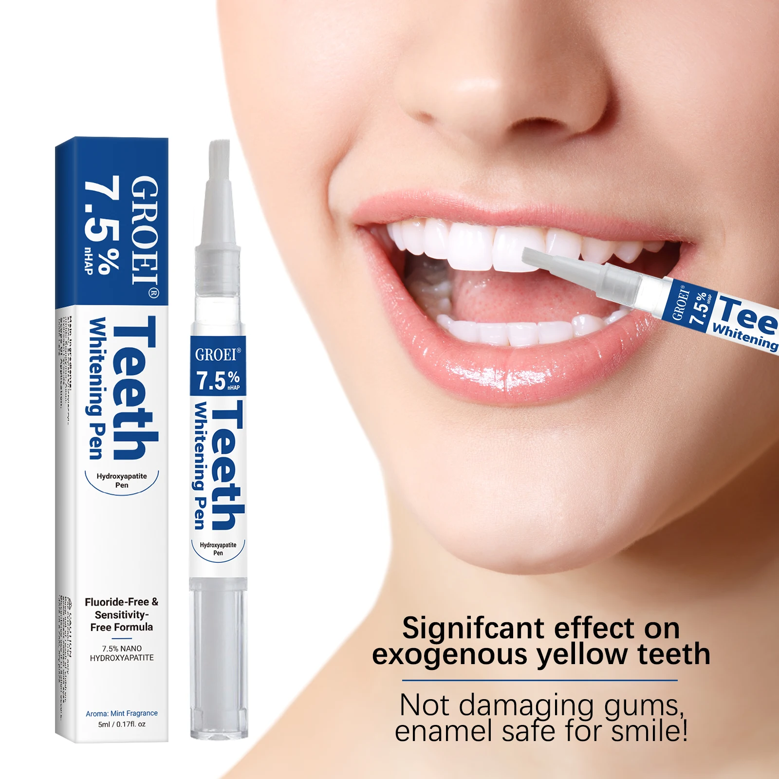 ปากกาฟอกสีฟันไฮดรอกซีอะพาไทต์  - Teeth Whitening Ulta บทวิจารณ์และราคา