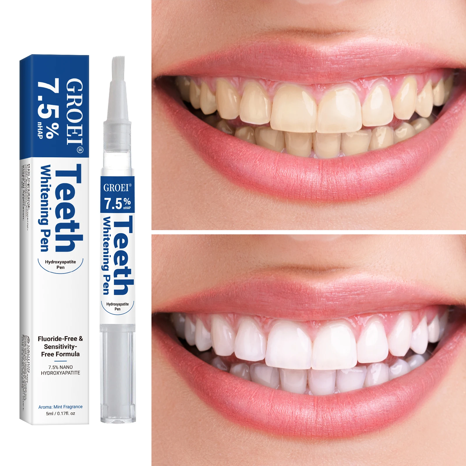 ปากกาฟอกสีฟันไฮดรอกซีอะพาไทต์  - Teeth Whitening Ulta บทวิจารณ์และราคา