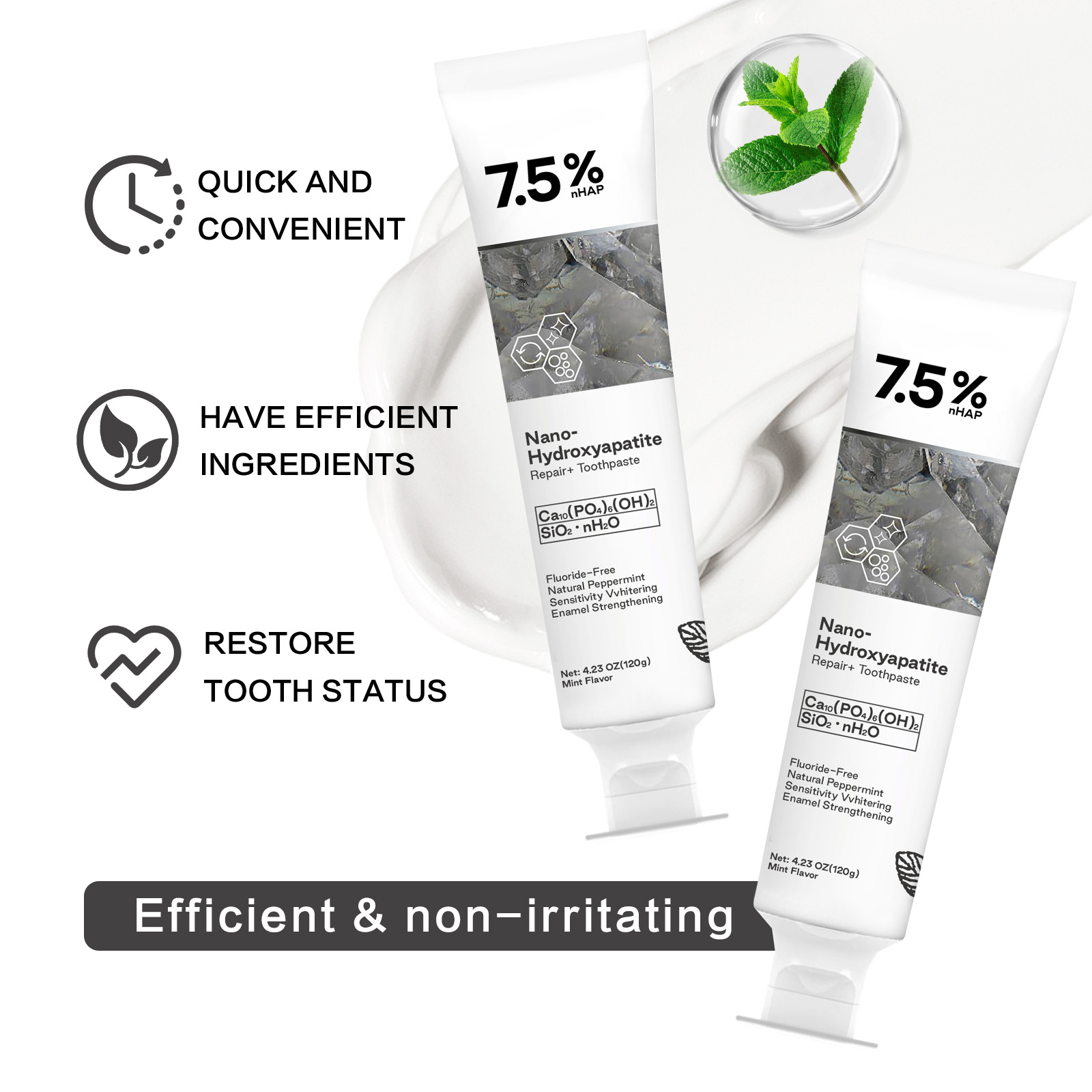 ยาสีฟันนาโนไฮดรอกซีอะพาไทต์ ขจ - Hydroxyapatite Toothpaste บทวิจารณ์และราคา