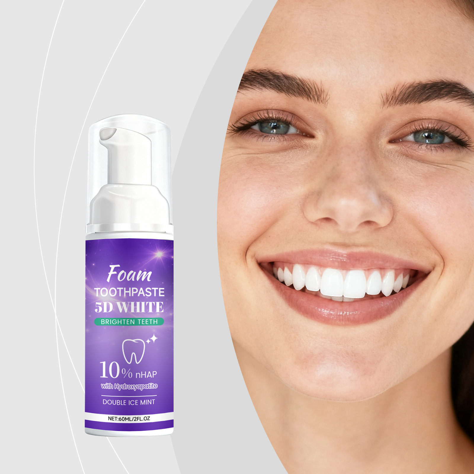 5d ยาสีฟันโฟมฟอกสีฟัน ขจัดคราบ - Teeth Whitening Foam Toothpaste บทวิจารณ์และราคา