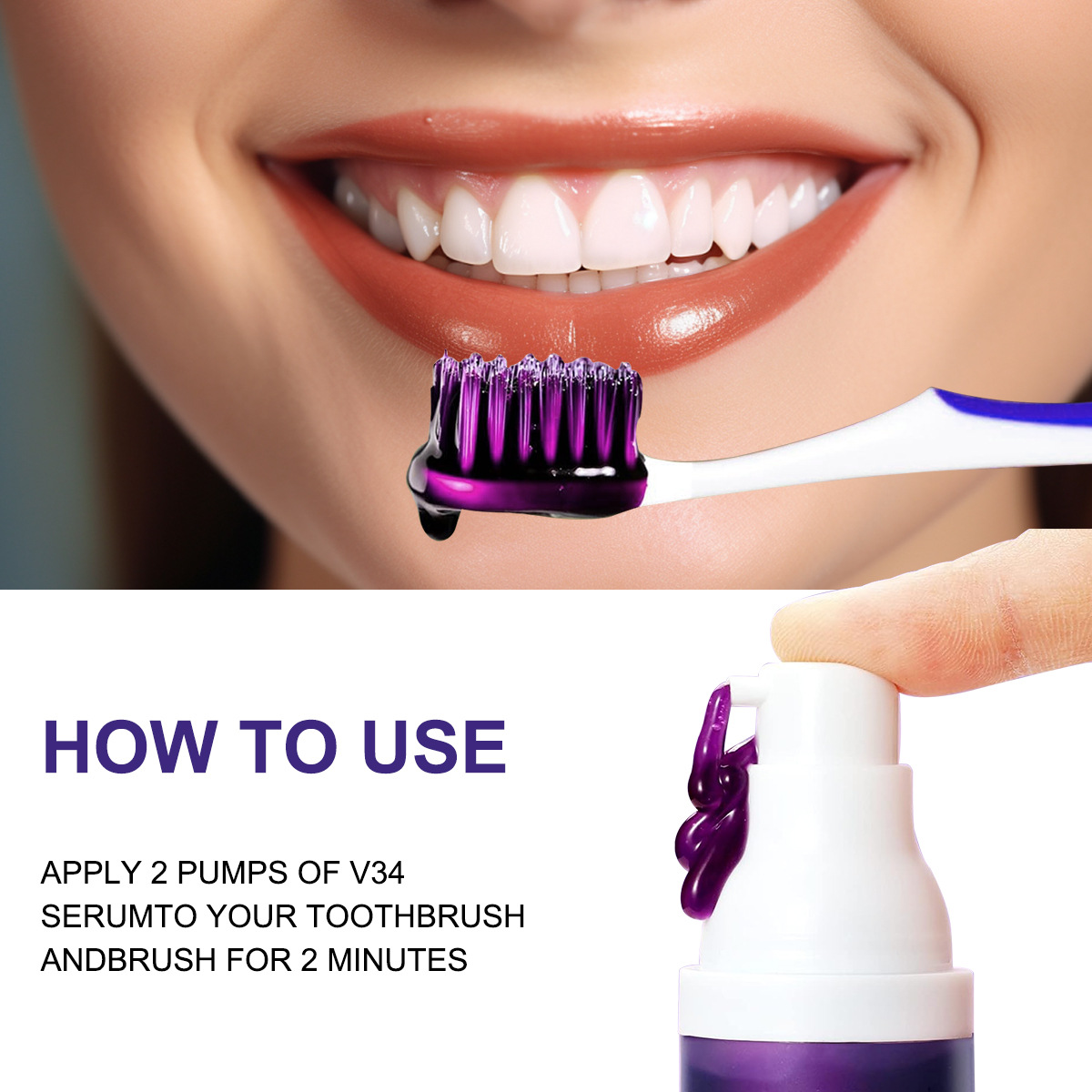 ยาสีฟันเซรั่มปรับสีฟัน V34 สีม - Teeth Whitening Crest บทวิจารณ์และราคา