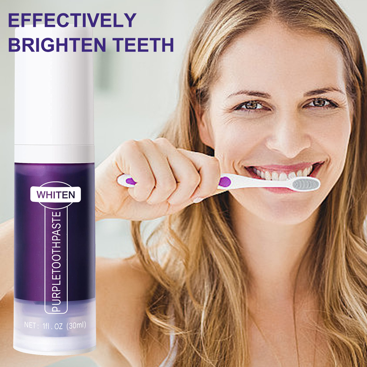 ยาสีฟันเซรั่มปรับสีฟัน V34 สีม - Teeth Whitening Crest บทวิจารณ์และราคา