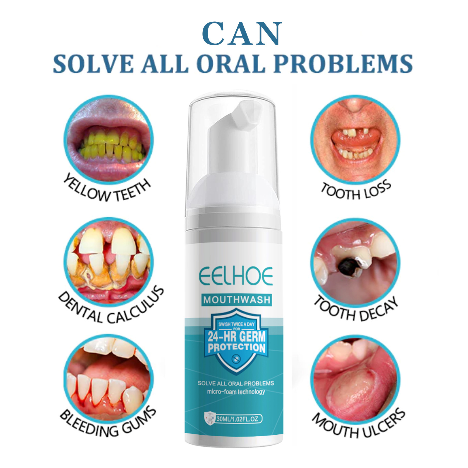 EELHOE ฟันไวท์เทนนิ่งทําความสะ - Teeth Whitening Foam Toothpaste บทวิจารณ์และราคา