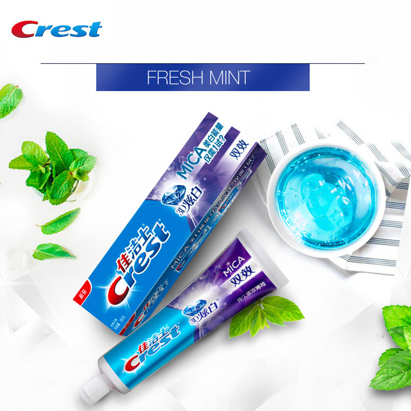 Crest 3D MICA ยาสีฟันฟลูออไรด์ - Teeth Whitening Crest บทวิจารณ์และราคา