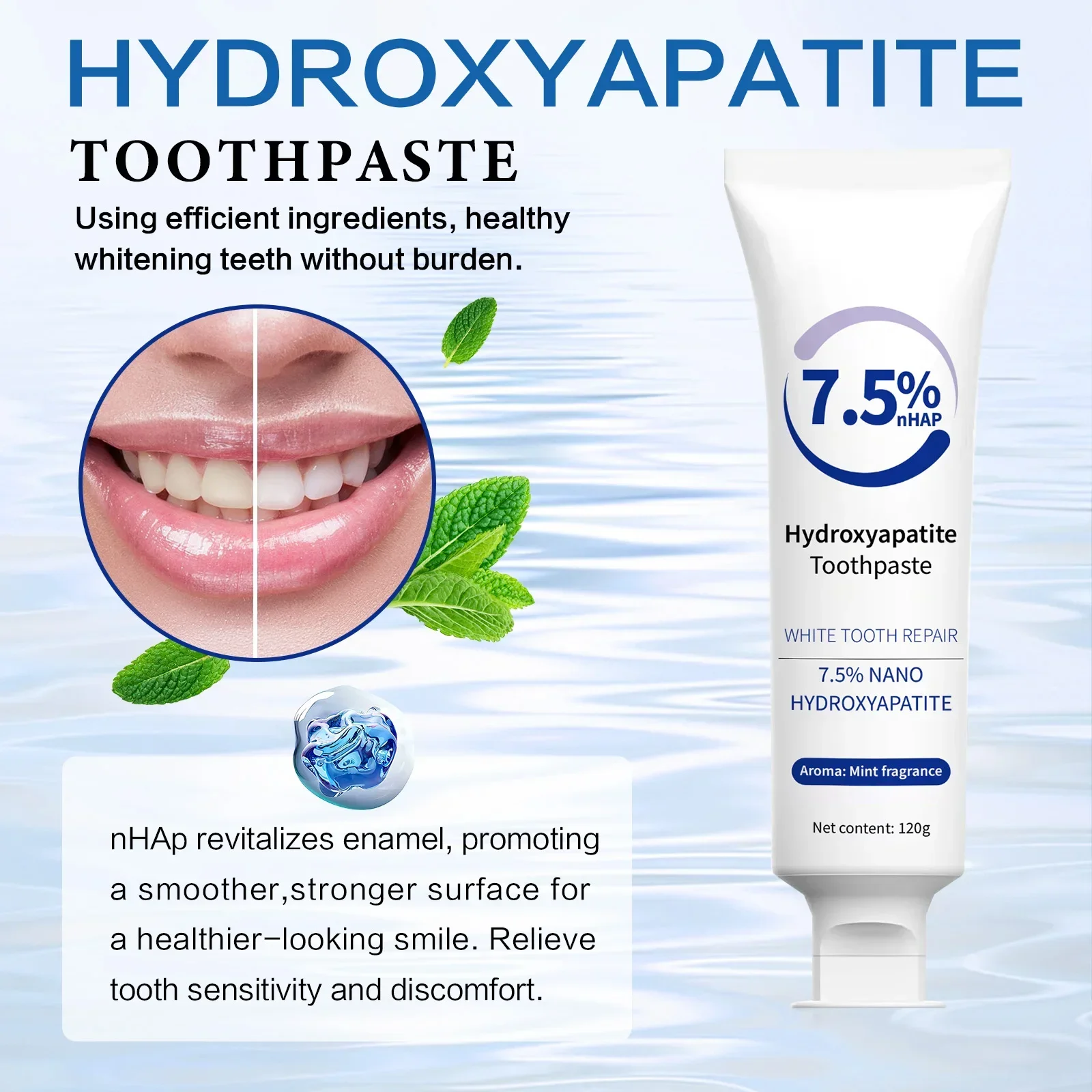 ชุดยาสีฟันและปากกาฟอกสีฟัน - ส - Hydroxyapatite Toothpaste บทวิจารณ์และราคา