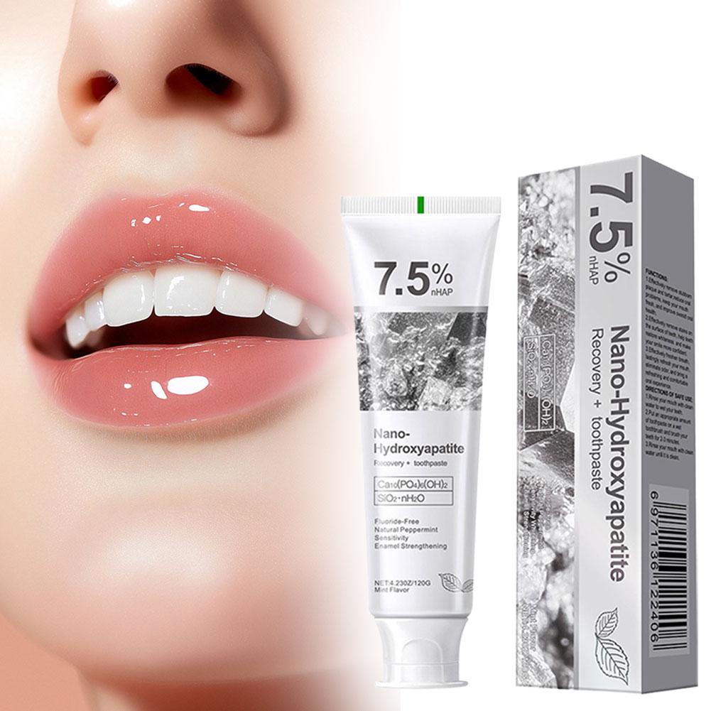 ยาสีฟันนาโนไฮดรอกซีอะพาไทต์ 7. - Hydroxyapatite Toothpaste บทวิจารณ์และราคา