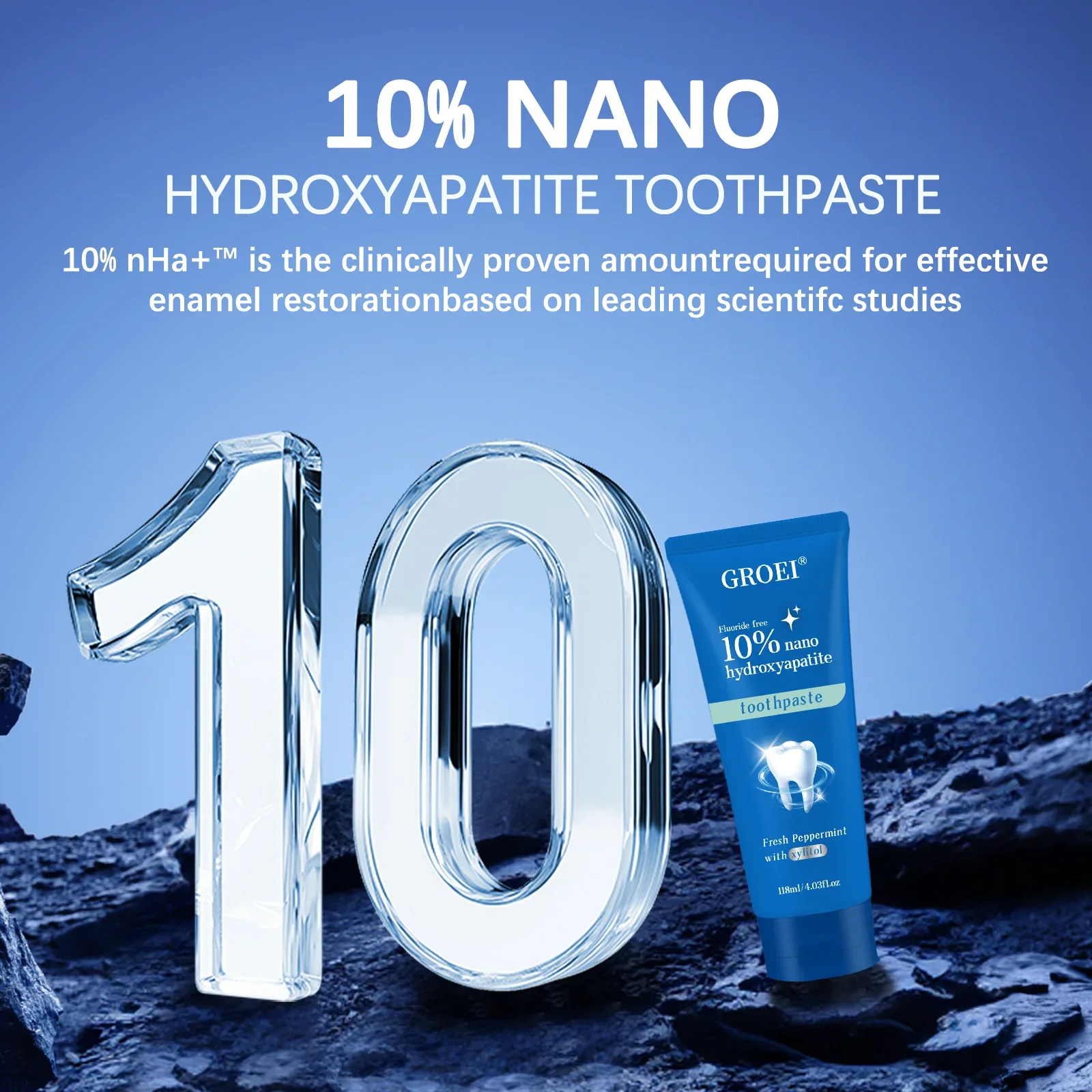 ยาสีฟันไซลิทอลป้องกันฟันผุ - ช - Hydroxyapatite Toothpaste บทวิจารณ์และราคา