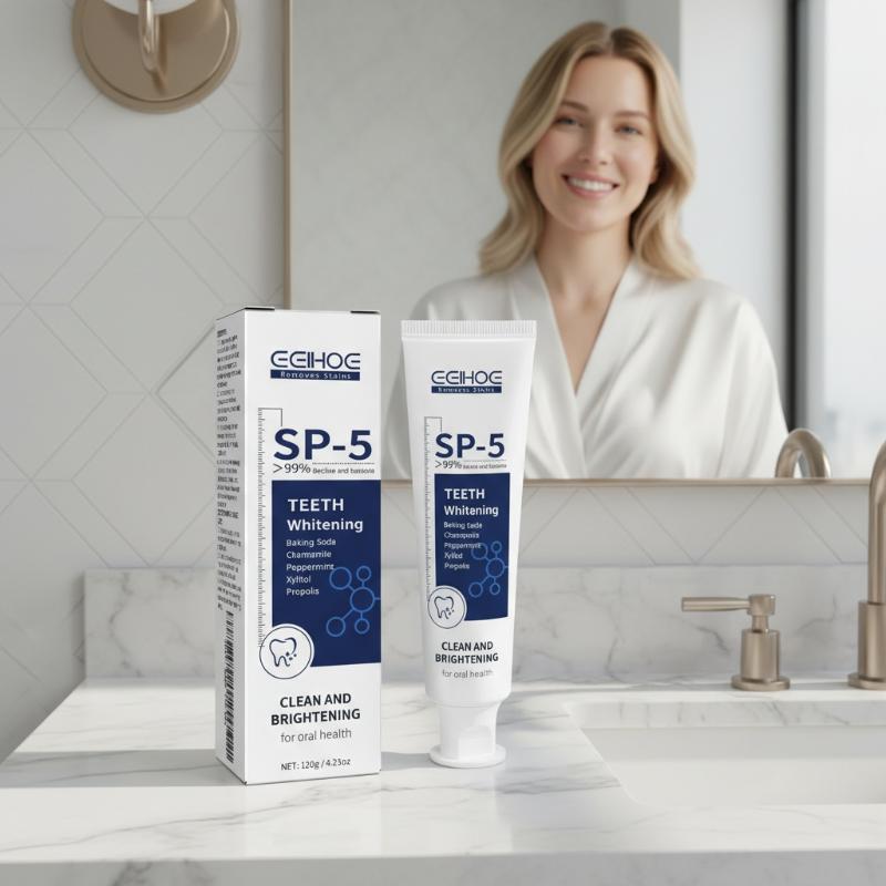 ยาสีฟันโปรไบโอติก SP-5 ยาสีฟัน - Teeth Whitening Foam Toothpaste บทวิจารณ์และราคา