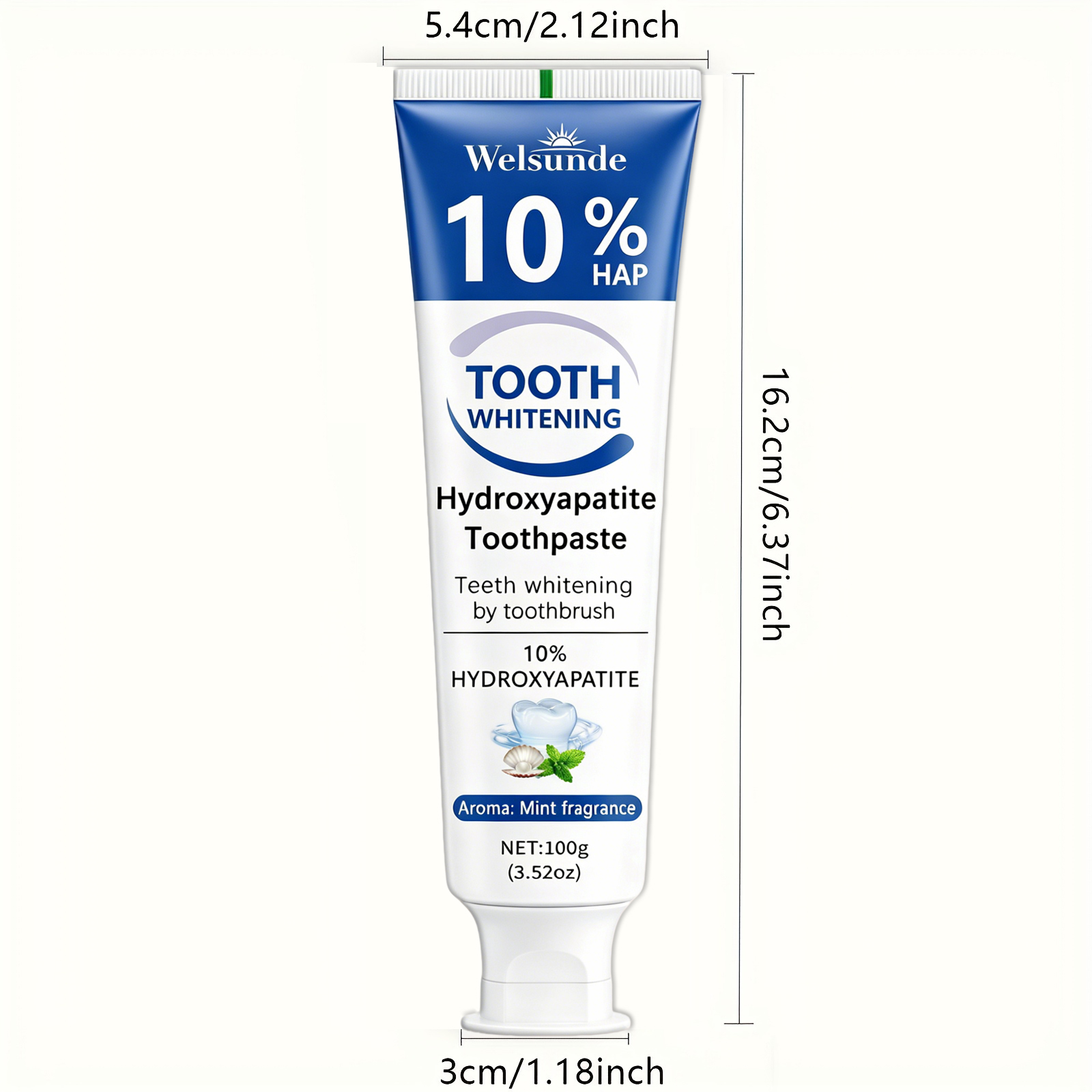 ชุดยาสีฟันฟอกฟันขาวทรงพลัง ทำค - Hydroxyapatite Toothpaste บทวิจารณ์และราคา