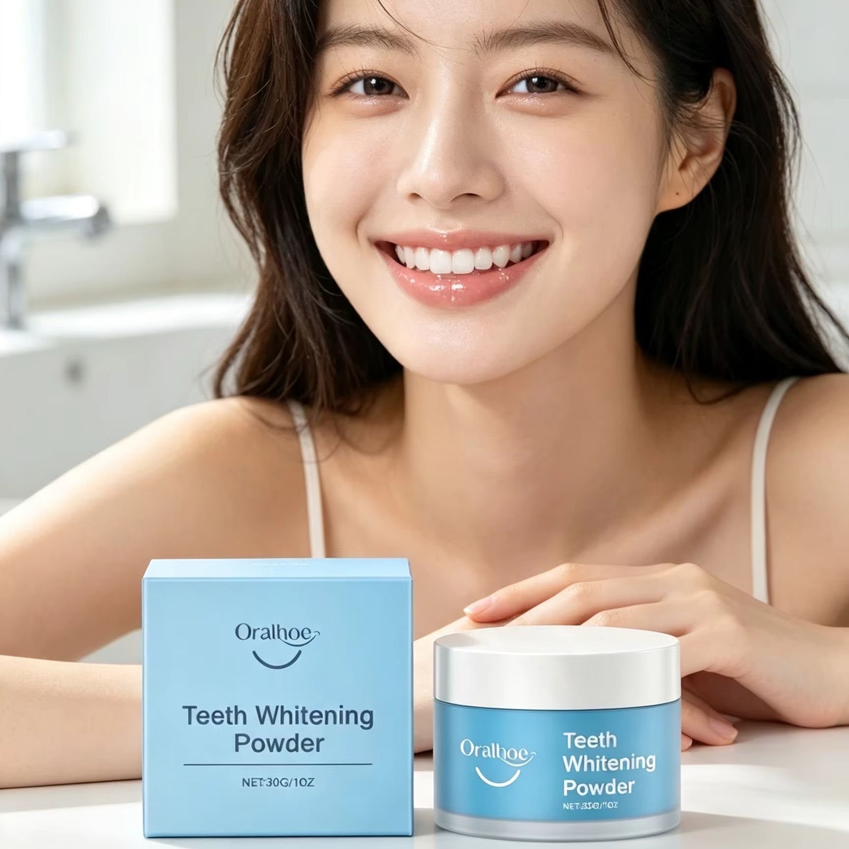 ผงแปรงฟัน Oralhoe สำหรับขจัดคร - Teeth Whitening Ulta บทวิจารณ์และราคา