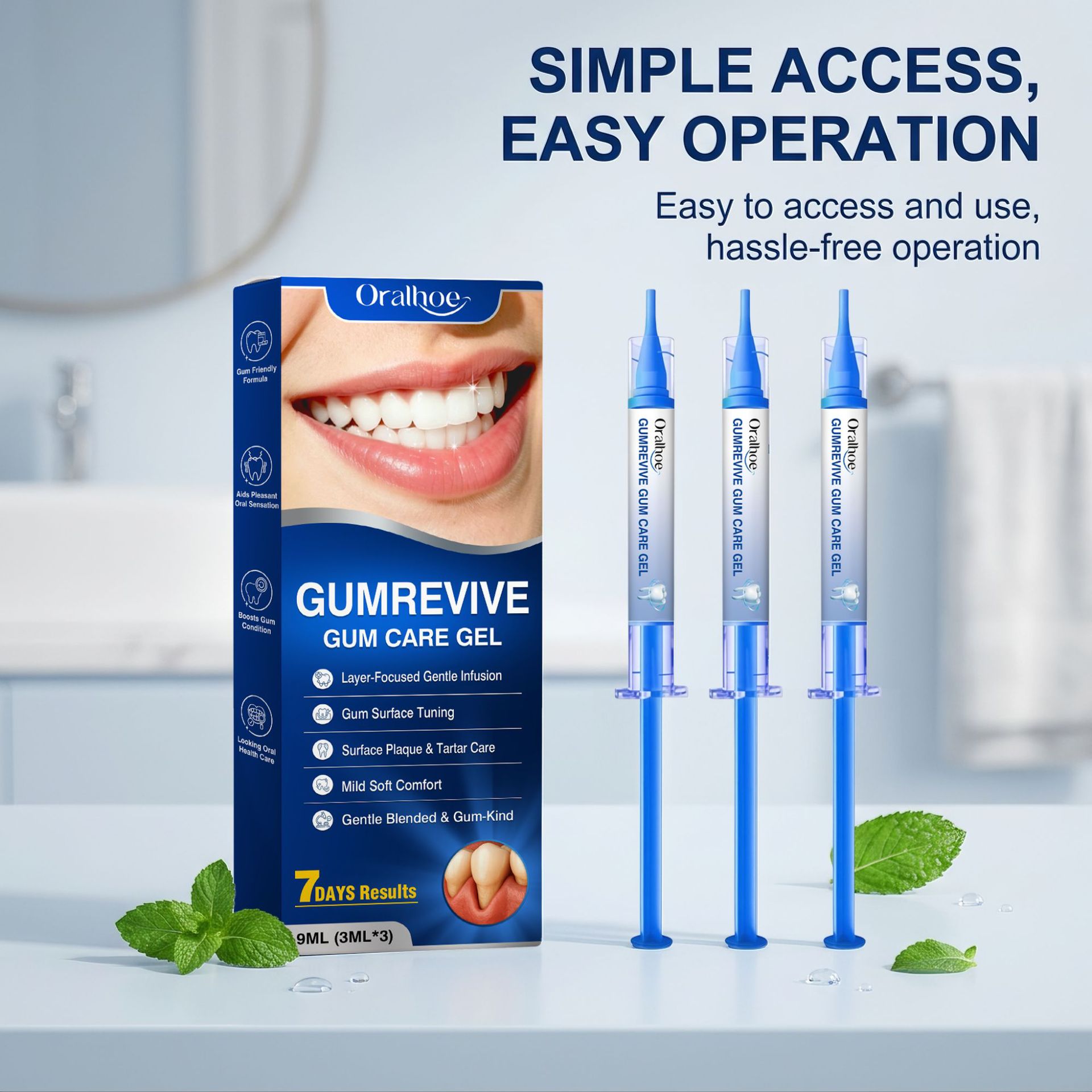 เจลดูแลช่องปาก ชุดหลอดฉีดยาทำค - Teeth Whitening With Hydrogen Peroxide บทวิจารณ์และราคา