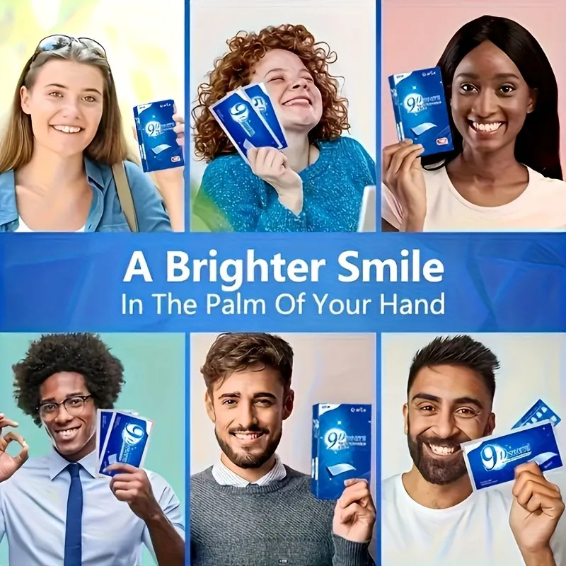 แผ่นฟอกสีฟัน - ชุดฟอกสีฟัน 9D  - Teeth Whitening Effects บทวิจารณ์และราคา