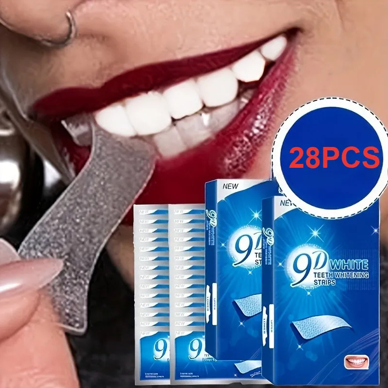 แผ่นฟอกสีฟัน - ชุดฟอกสีฟัน 9D  - Teeth Whitening Effects บทวิจารณ์และราคา