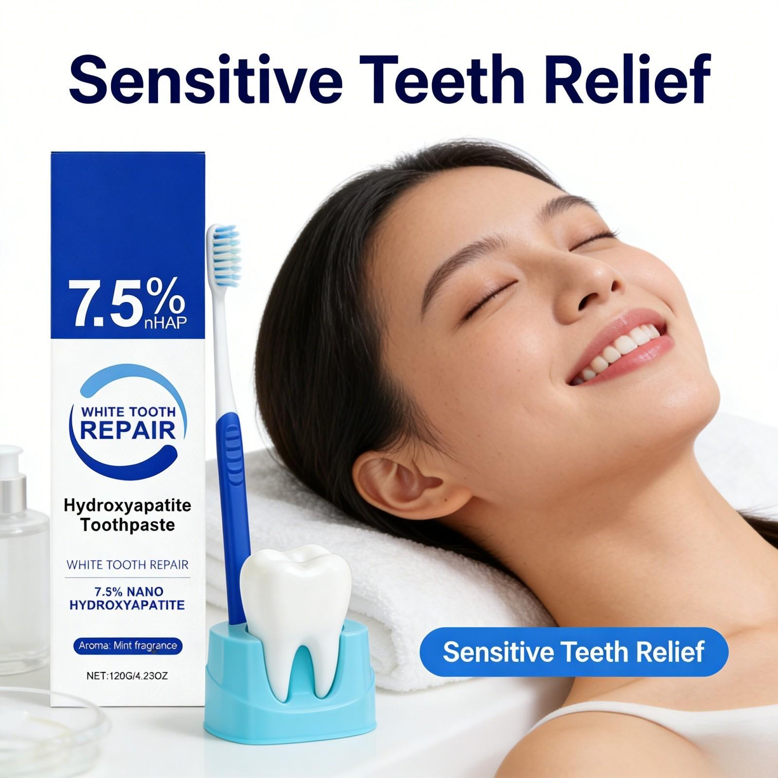 ยาสีฟันนาโนไฮดรอกซีอะพาไทต์ -  - Teeth Whitening Foam Toothpaste บทวิจารณ์และราคา