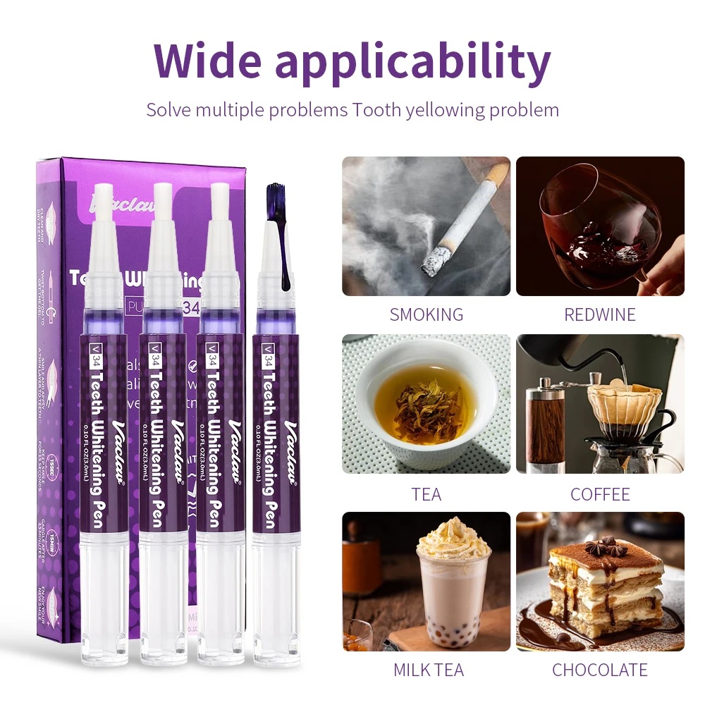 วาคลาฟ V34 ปากกาเจลฟอกสีฟันสีม - Teeth Whitening Ulta บทวิจารณ์และราคา